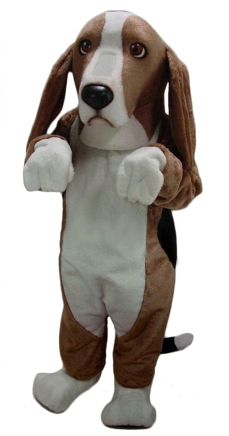 Basset Hound Mascot Costume - professional mascot costume from The Mascot Store
