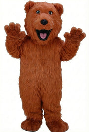Bear Mascot - Long fur / Rust mascot costume