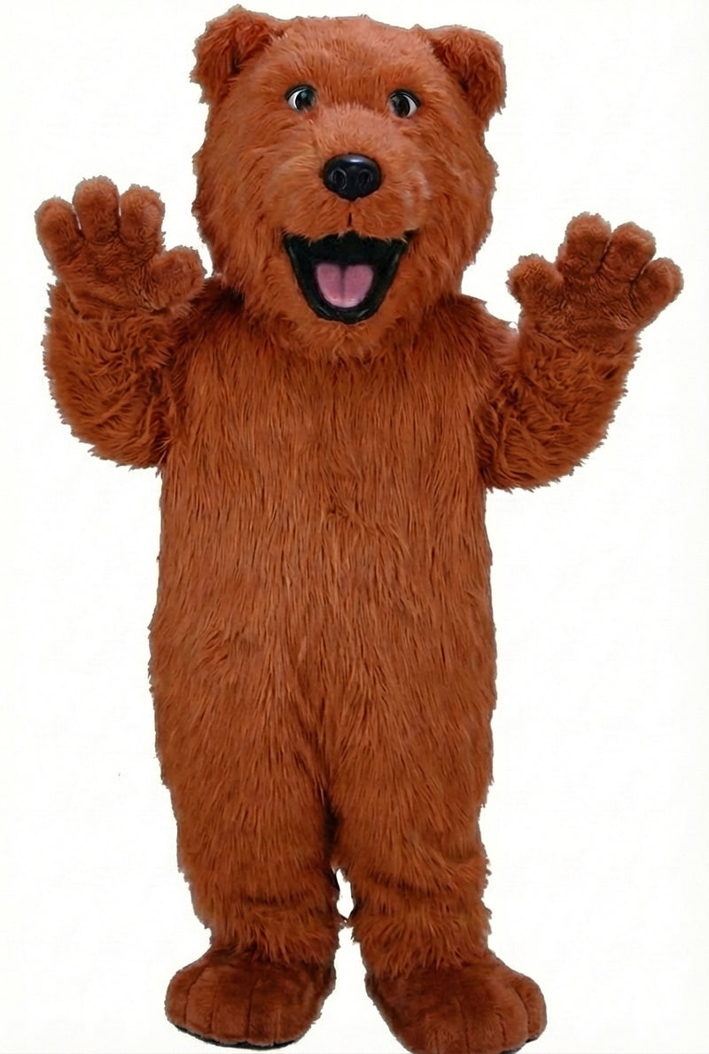Bear Mascot - Long fur / Rust mascot costume