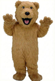 Bear Mascot - Long fur / Tan mascot costume