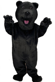 Bear Mascot - Short fur / Black mascot costume