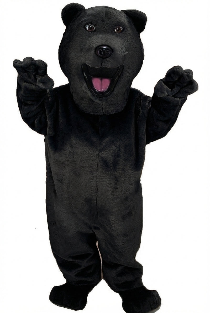Bear Mascot - Short fur / Black mascot costume