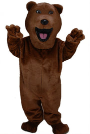 Bear Mascot - Short fur / Chocolate Brown mascot costume
