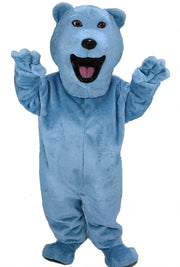 Bear Mascot - Short fur / Light blue mascot costume