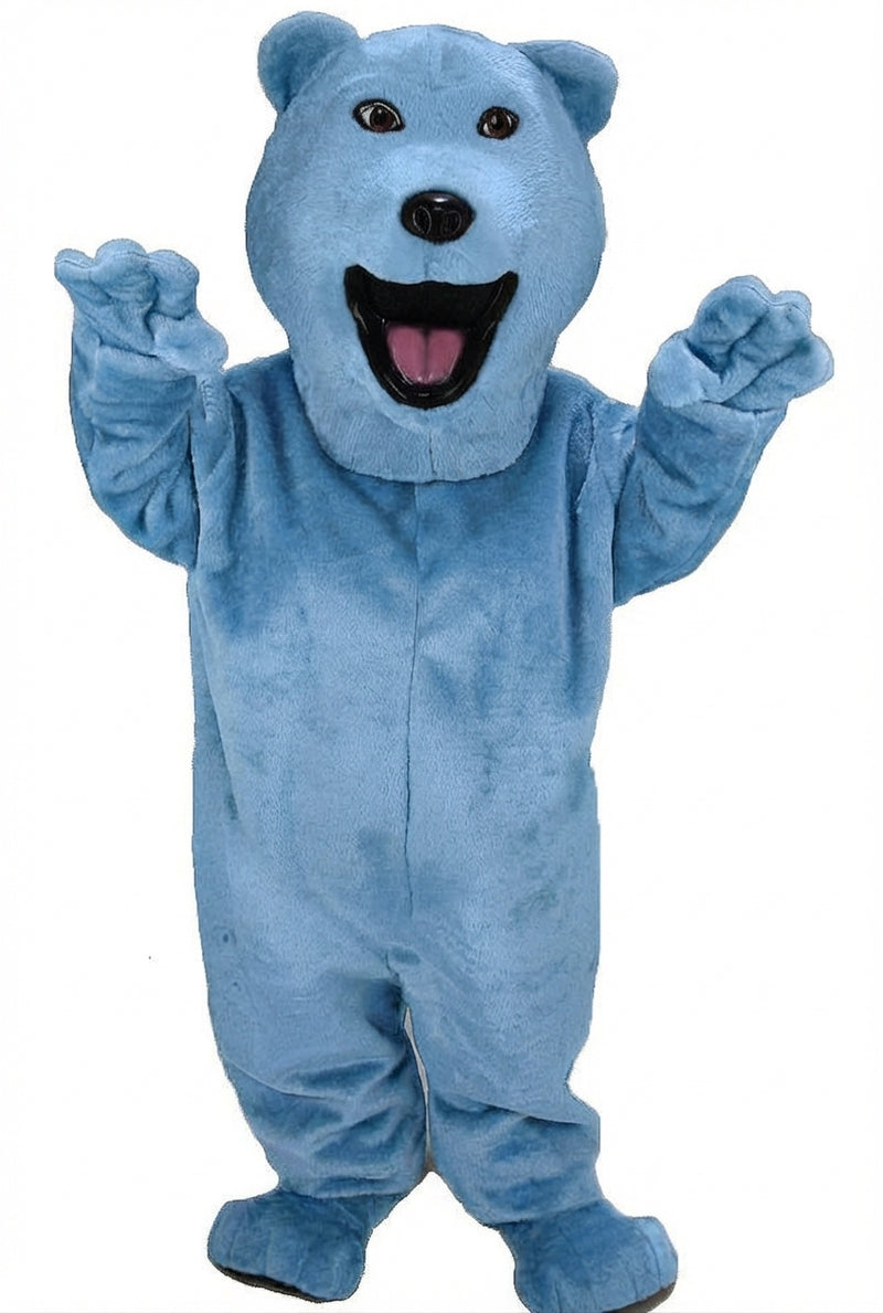 Bear Mascot - Short fur / Light blue mascot costume