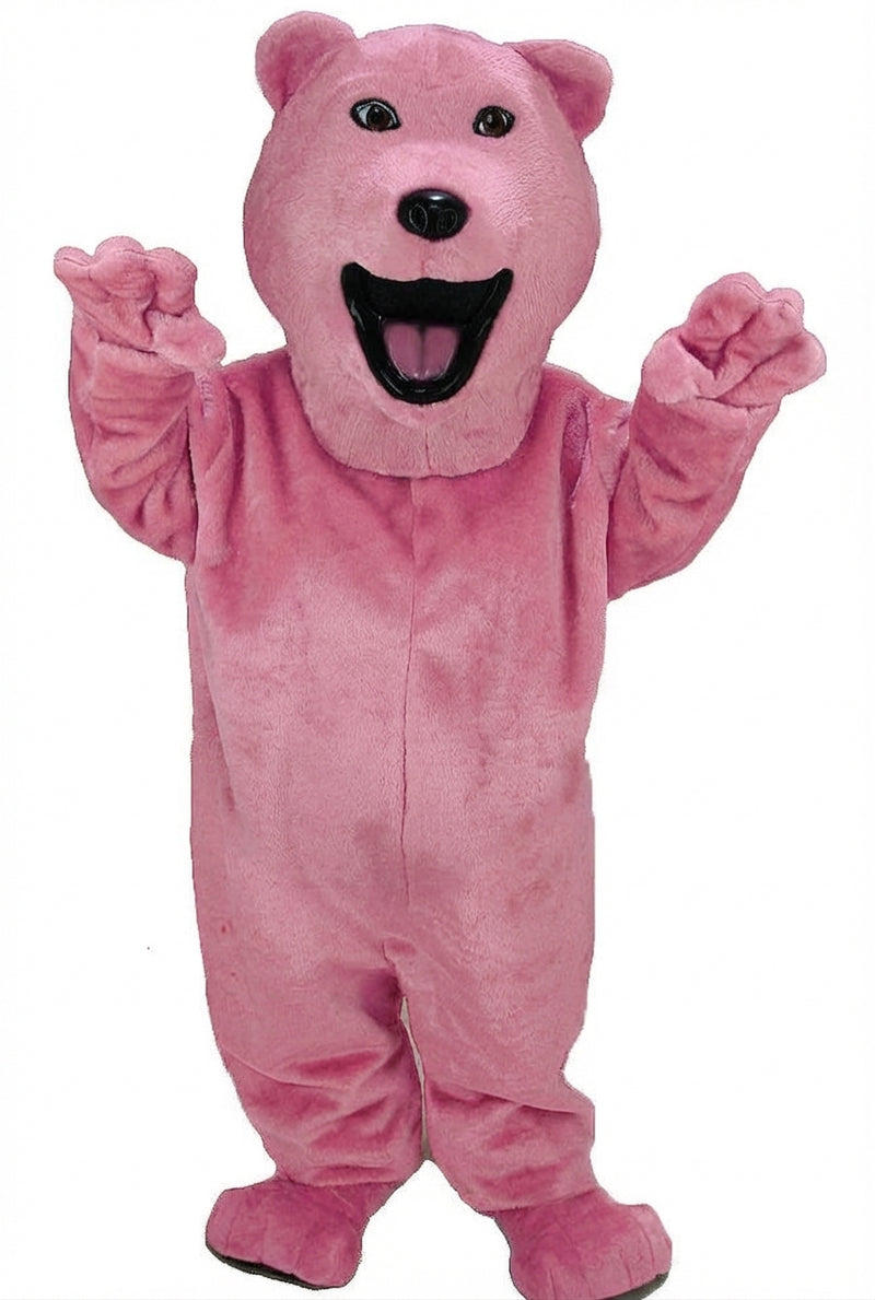 Bear Mascot - Short fur / Pink mascot costume