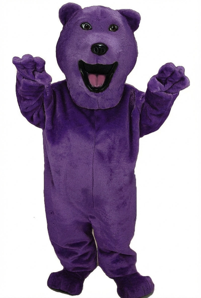 Bear Mascot - Short fur / Purple mascot costume