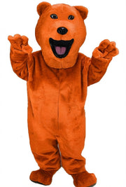 Bear Mascot - Short fur / Tiger Orange mascot costume