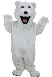 Bear Mascot - Short fur / White mascot costume