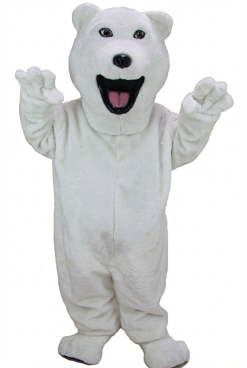 Bear Mascot - Short fur / White mascot costume