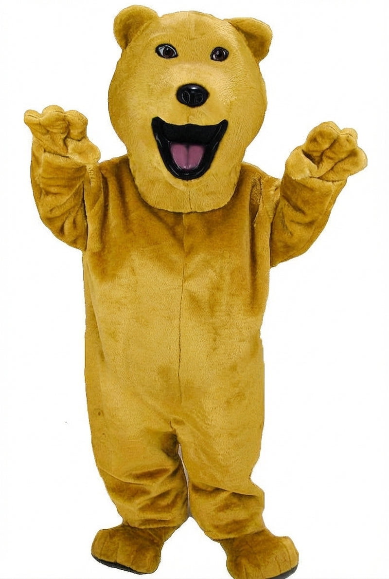 Bear Mascot - Short fur / Yellow mascot costume