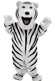 Bear Mascot - Short fur / Zebra mascot costume