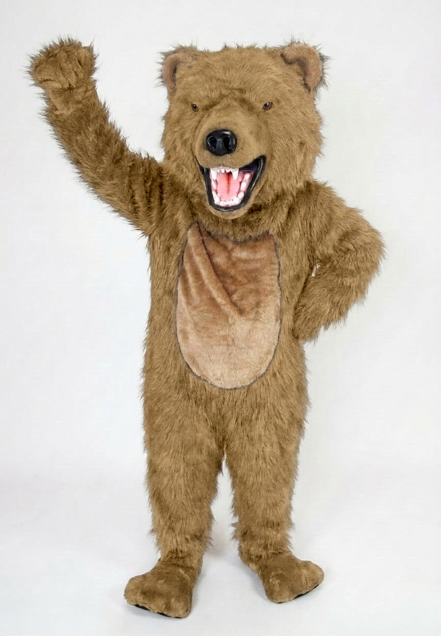 Bearcat Mascot (Polyfoam) - long fur Tan