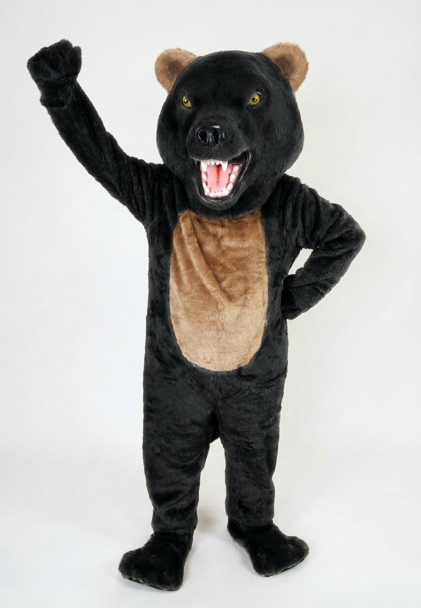 Bearcat Mascot (Polyfoam) - short fur Black
