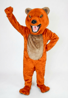 Bearcat Mascot (Polyfoam) - short fur Bright Orange