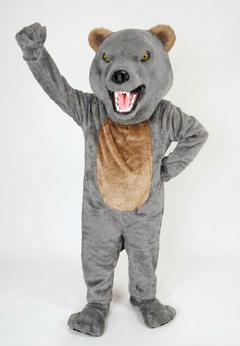 Bearcat Mascot (Polyfoam) - short fur Grey