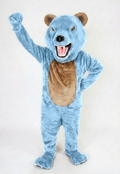 Bearcat Mascot (Polyfoam) - short fur Light Blue