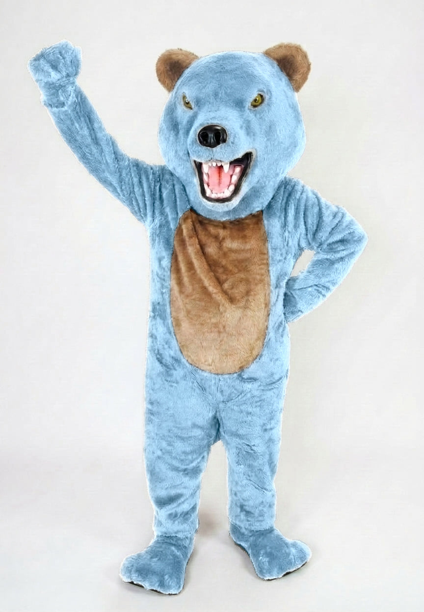 Bearcat Mascot (Polyfoam) - short fur Light Blue