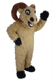 Bighorn Mascot - Long fur / Tan mascot costume