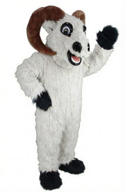 Bighorn Mascot - Long fur / White mascot costume