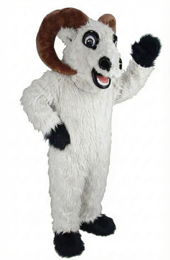 Bighorn Mascot - Long fur / White mascot costume