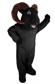 Bighorn Mascot - Short fur / Black mascot costume