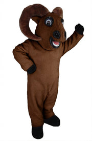 Bighorn Mascot - Short fur / Chocolate Brown mascot costume