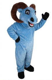 Bighorn Mascot - Short fur / Light blue mascot costume