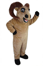 Bighorn Mascot - Short fur / Light Brown mascot costume