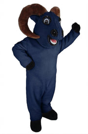 Bighorn Mascot - Short fur / Navy Blue mascot costume