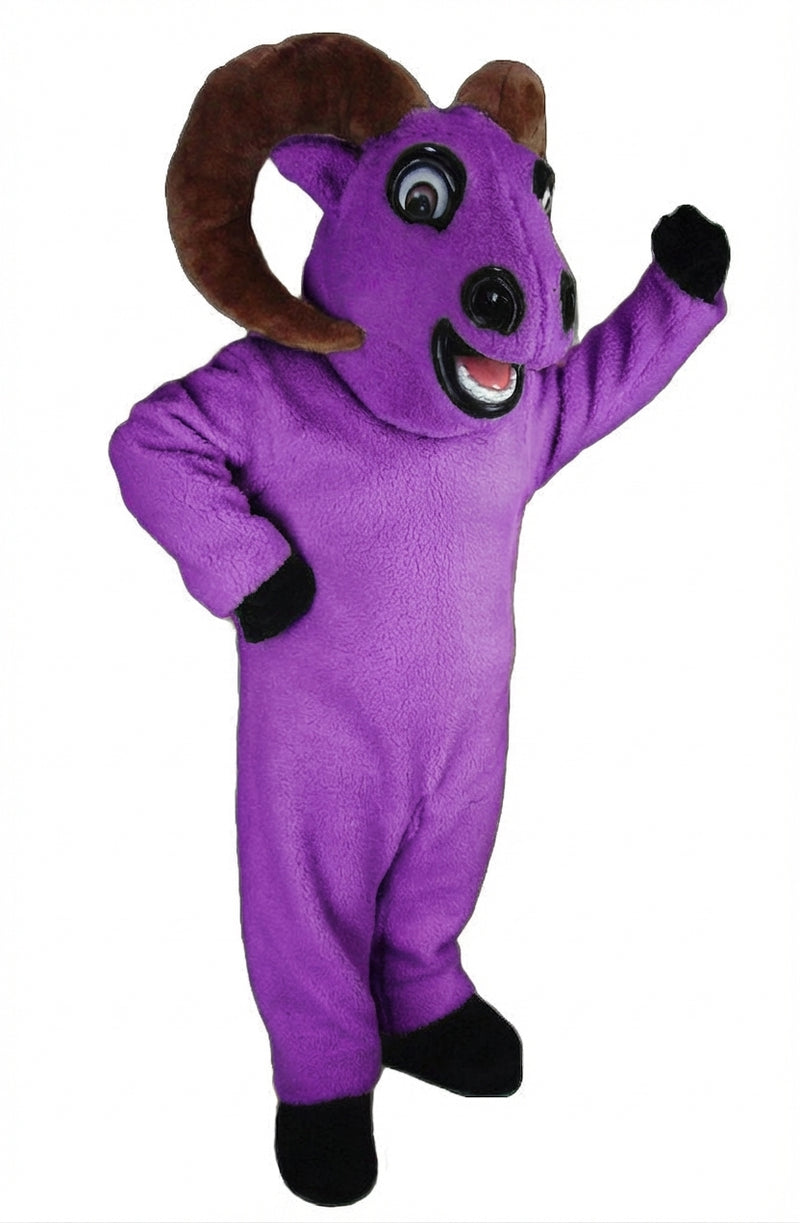 Bighorn Mascot - Short fur / Purple mascot costume