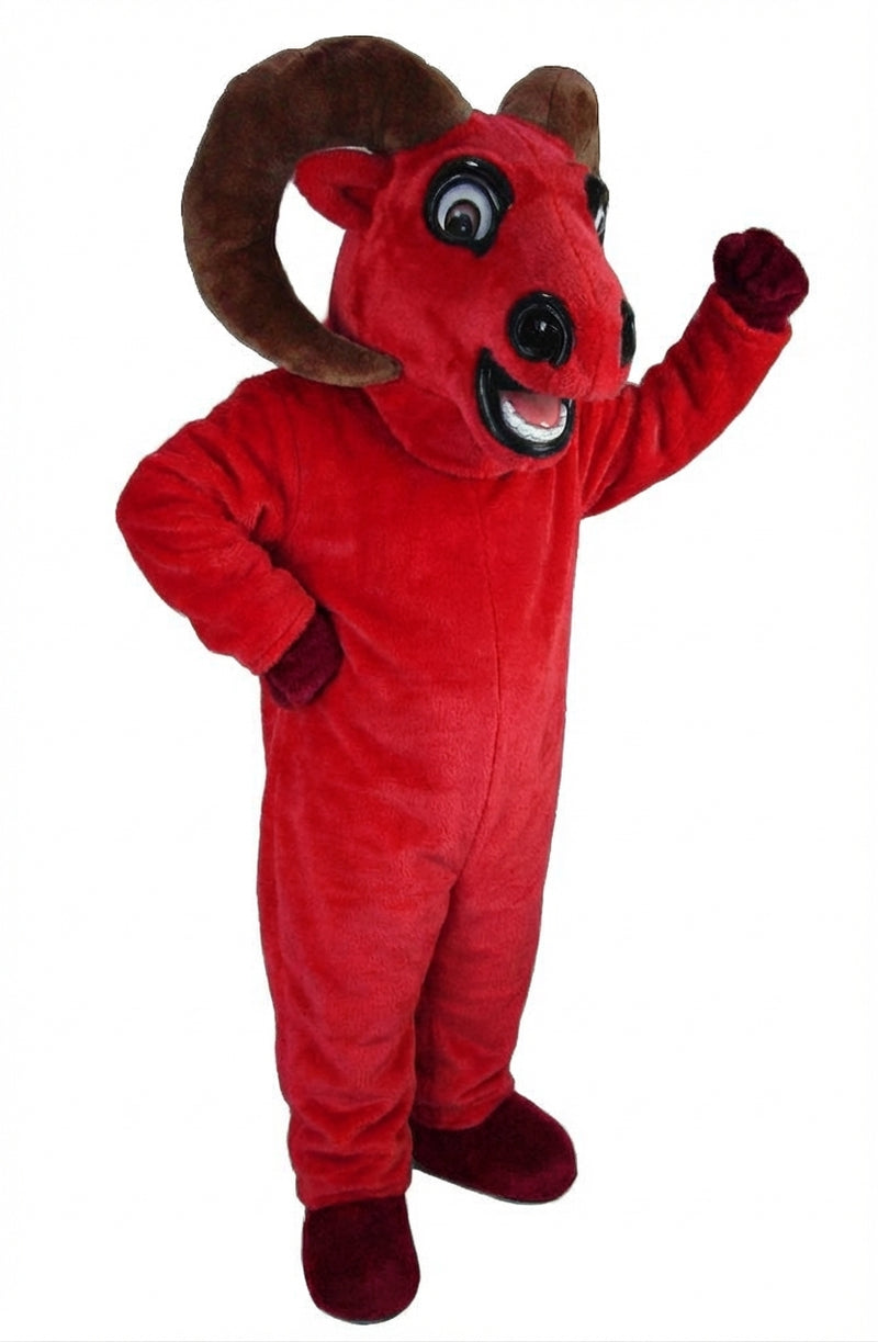 Bighorn Mascot - Short fur / Red mascot costume