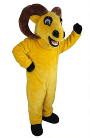Bighorn Mascot - Short fur / Yellow mascot costume