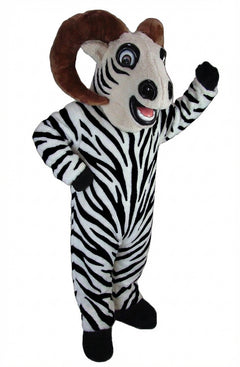 Bighorn Mascot - Short fur / Zebra mascot costume