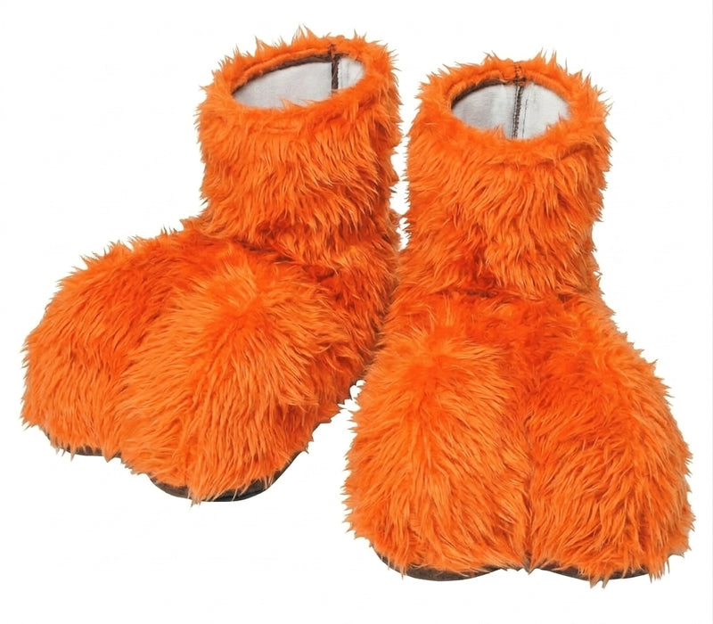 Bright Orange Bird Feet - plush mascot costume accessory | The Mascot Store
