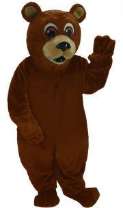 Black Bear Mascot - Medium fur / Brown mascot costume
