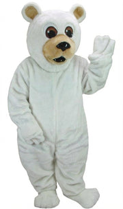 Black Bear Mascot - Short fur / Albino Tiger mascot costume