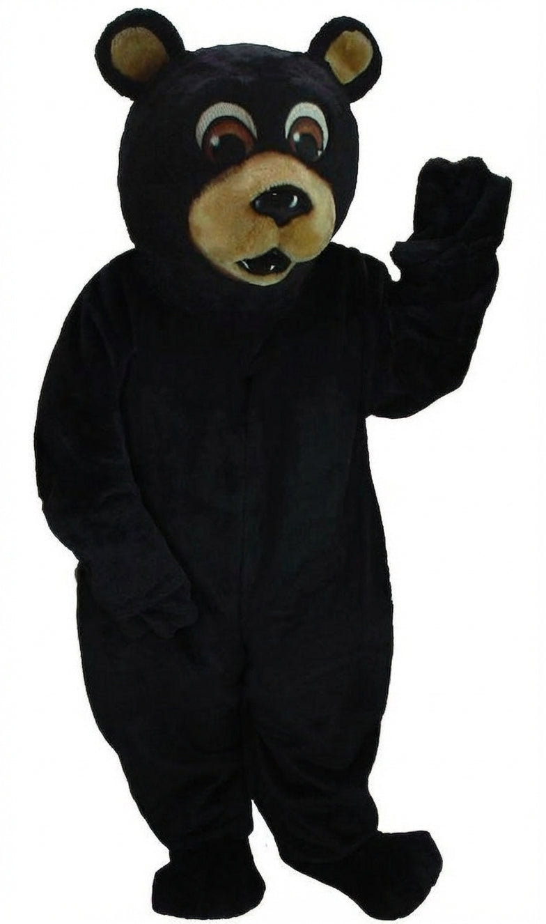 Black Bear Mascot - Short fur / Black mascot costume