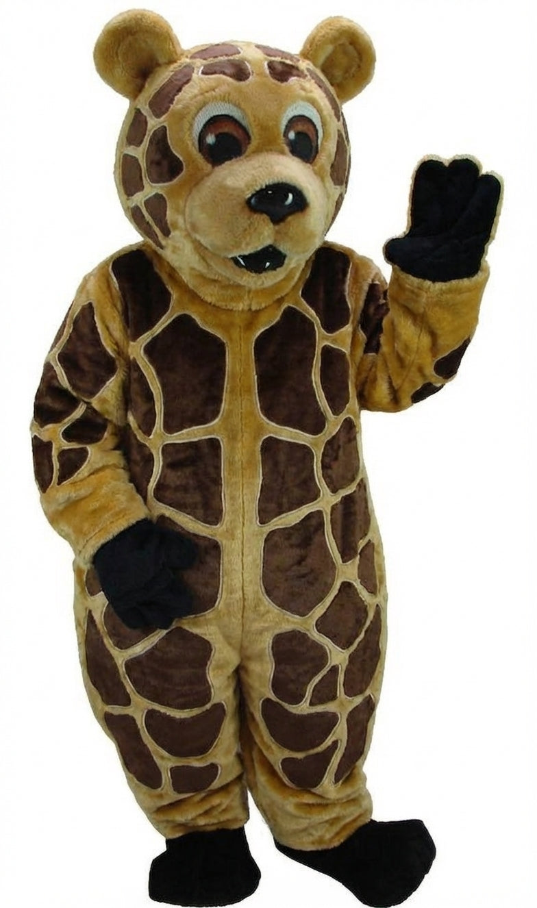 Black Bear Mascot - Short fur / Giraffe mascot costume