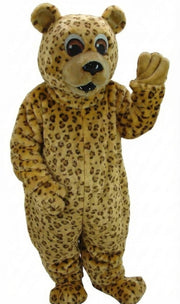 Black Bear Mascot - Short fur / Leopard mascot costume