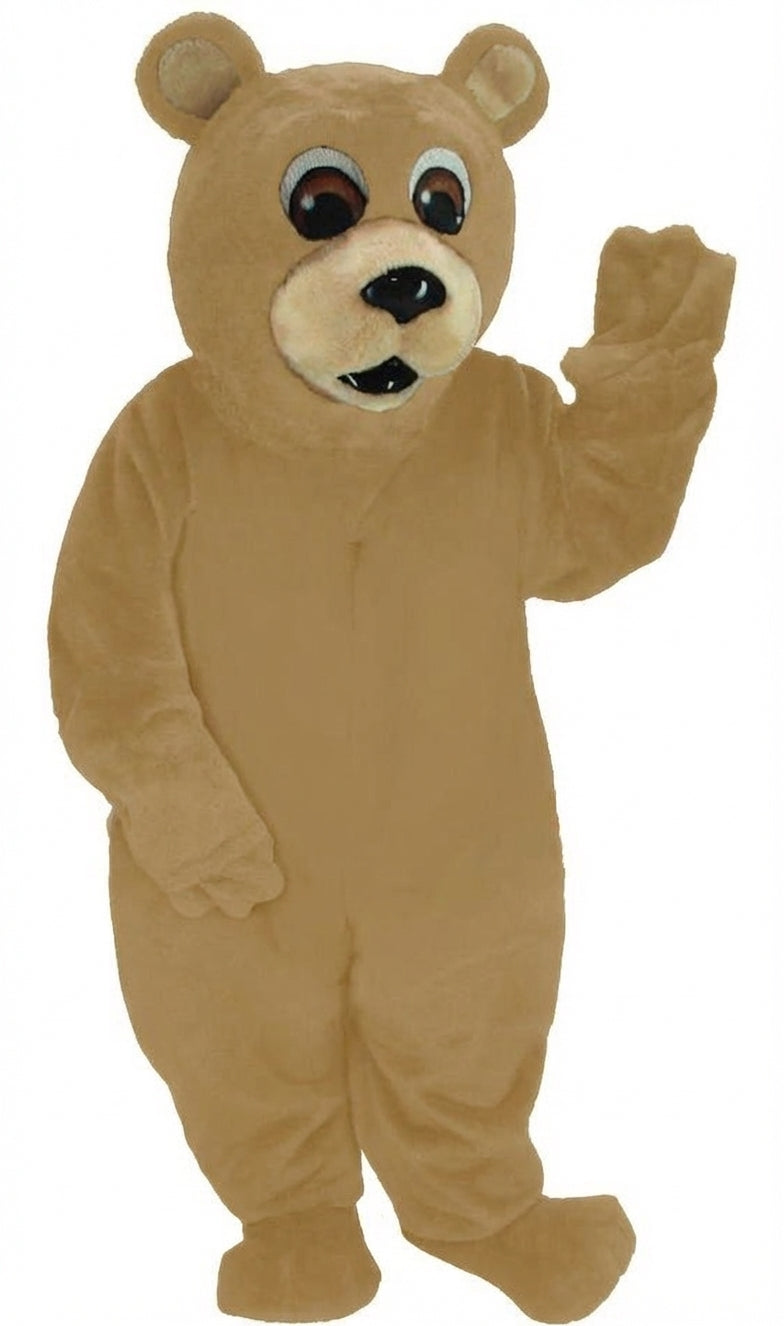 Black Bear Mascot - Short fur / Tan mascot costume