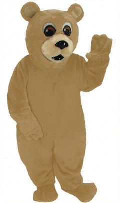 Black Bear Mascot - Short fur / Tan mascot costume