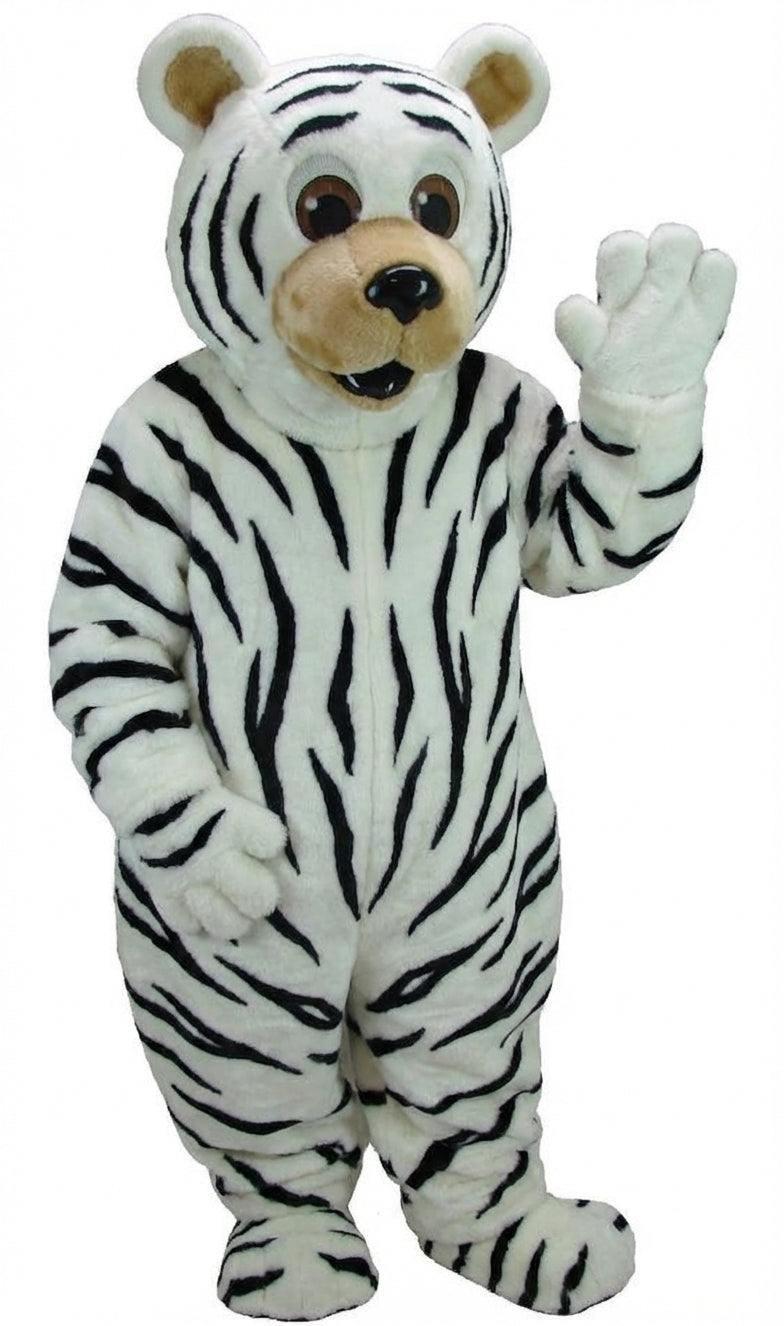 Black Bear Mascot - Short fur / Zebra mascot costume