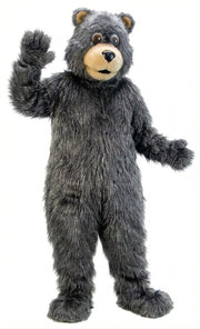 Black Bear Mascot (Thermolite)| Mascot-store.com - Long fur / Grey mascot costume
