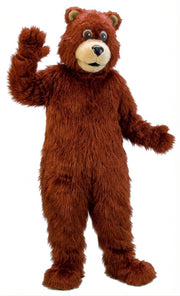 Black Bear Mascot (Thermolite)| Mascot-store.com - Long fur / Rust mascot costume