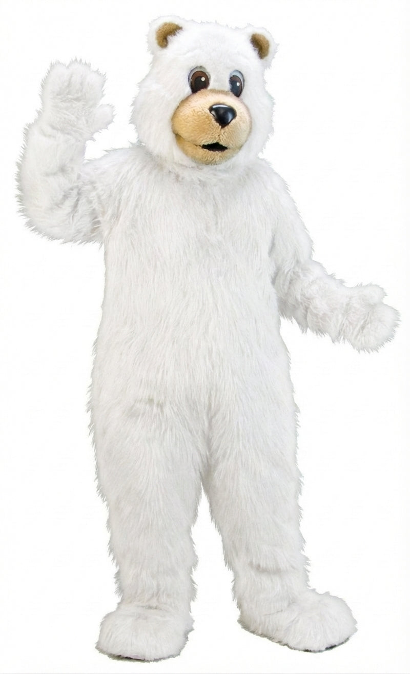 Black Bear Mascot (Thermolite)| Mascot-store.com - Long fur / White mascot costume