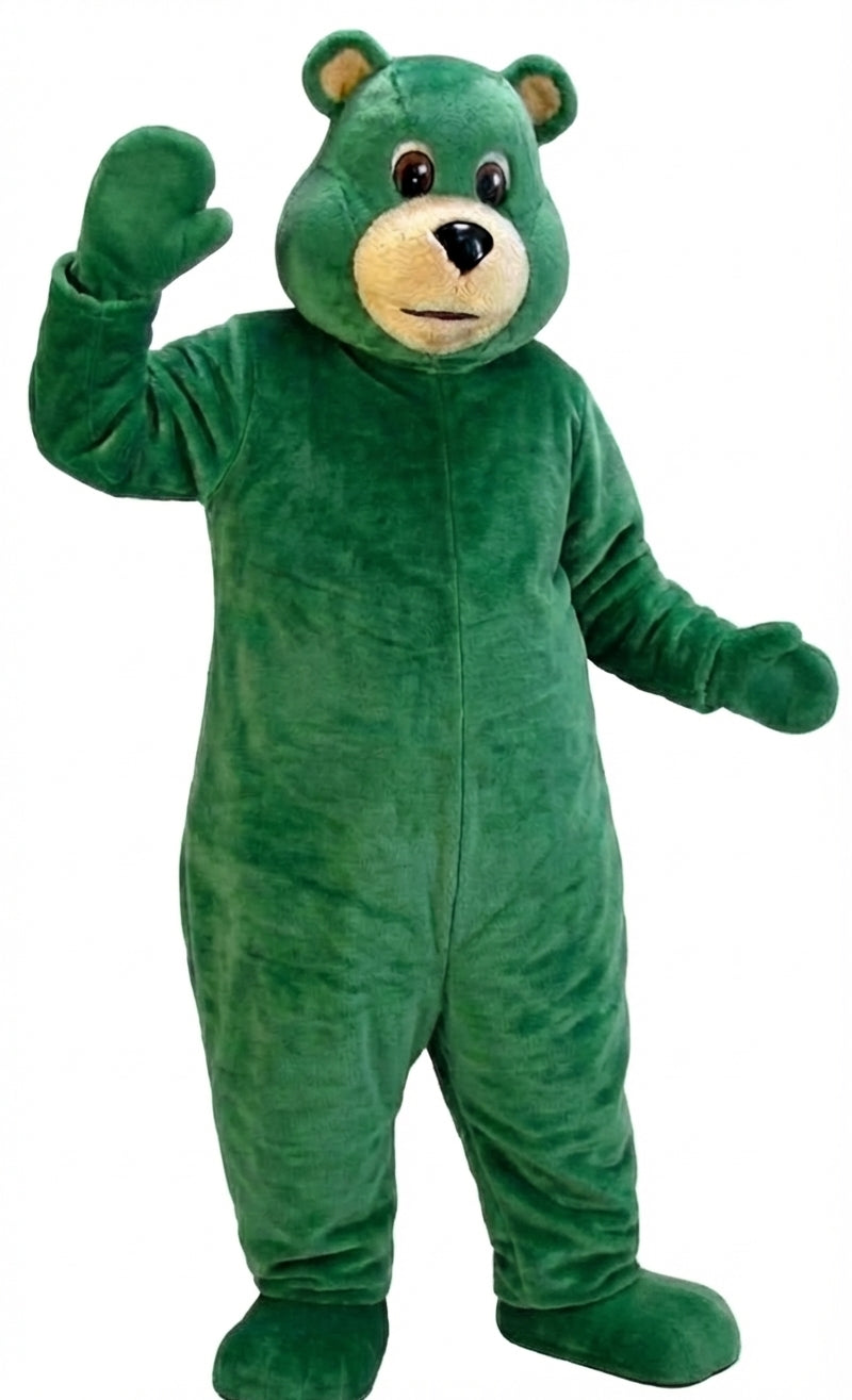 Black Bear Mascot (Thermolite)| Mascot-store.com - Short fur / Green mascot costume