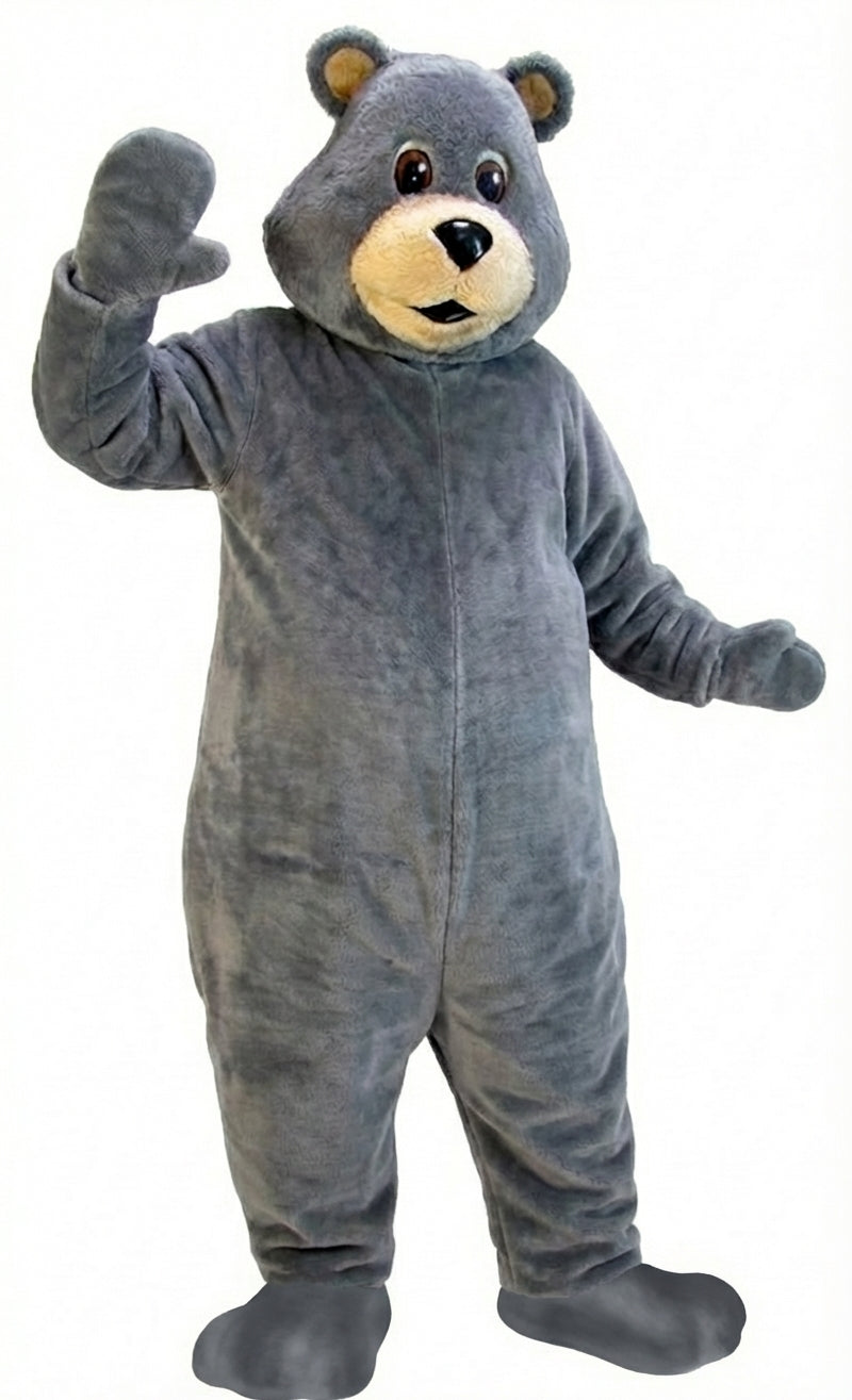 Black Bear Mascot (Thermolite)| Mascot-store.com - Short fur / Grey mascot costume