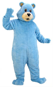 Black Bear Mascot (Thermolite)| Mascot-store.com - Short fur / Light blue mascot costume