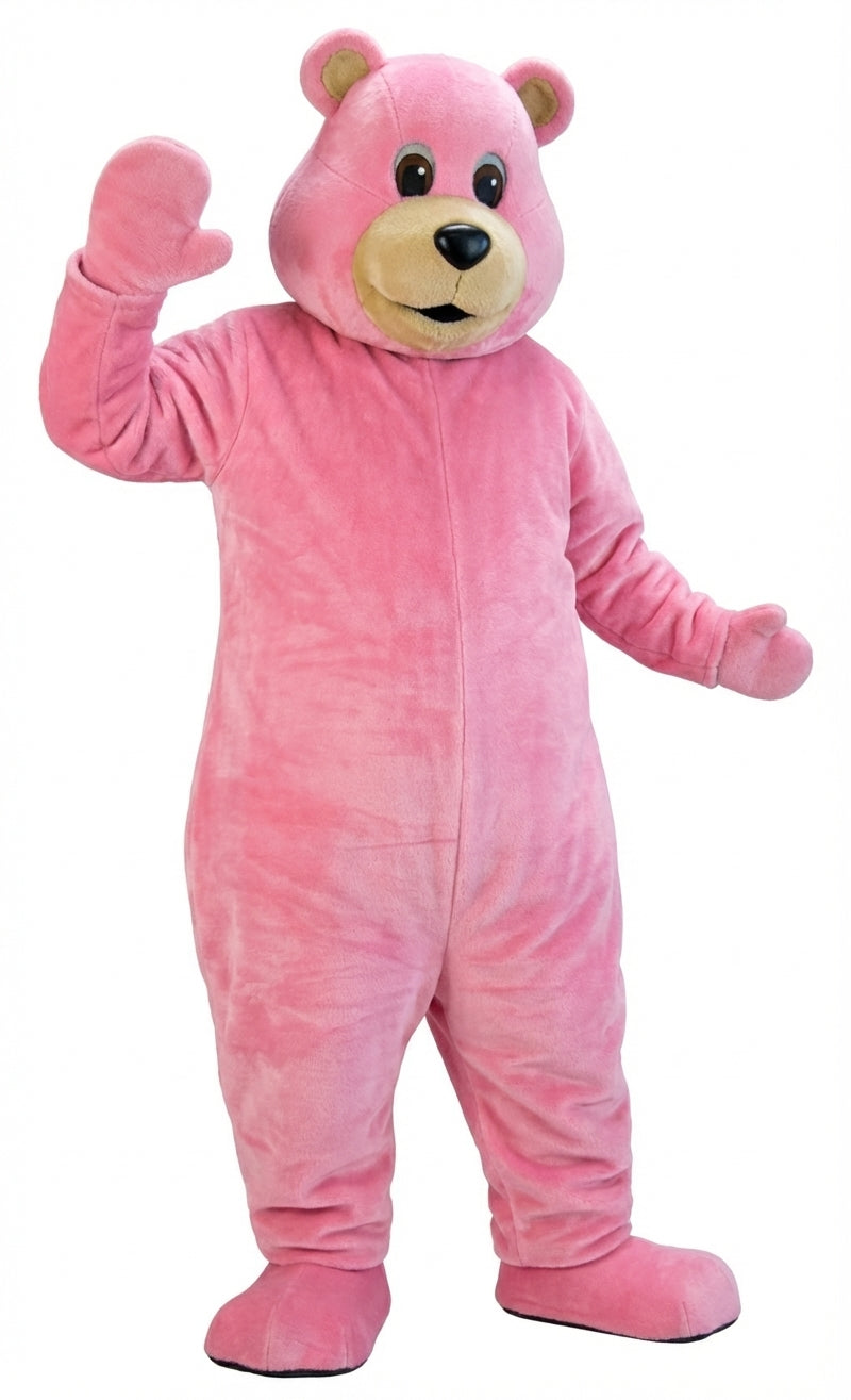 Black Bear Mascot (Thermolite)| Mascot-store.com - Short fur / Pink mascot costume